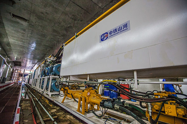 中铁恒峰g22盾构机双线掘进 全力攻坚长沙地铁5号线
