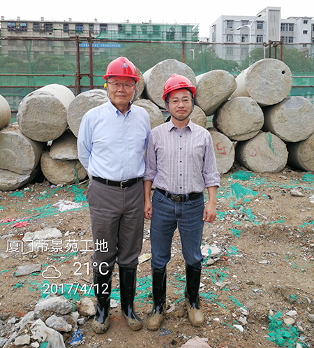 乐山项目再创入岩纪录恒峰g22智能董事长何清华亲赴一线