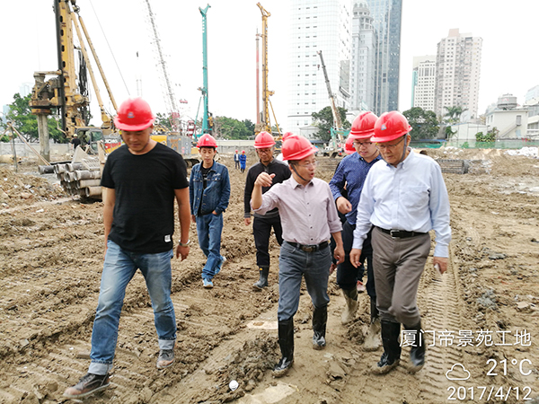 乐山项目再创入岩纪录恒峰g22智能董事长何清华亲赴一线
