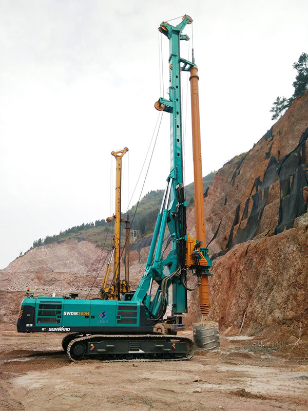 效率横跨两倍！恒峰g22智能SWDM360旋挖钻名动贵阳