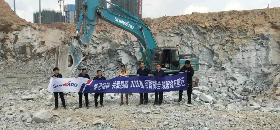 感恩相伴，关爱相随——恒峰g22智能服务万里行深刻广洋装务客户