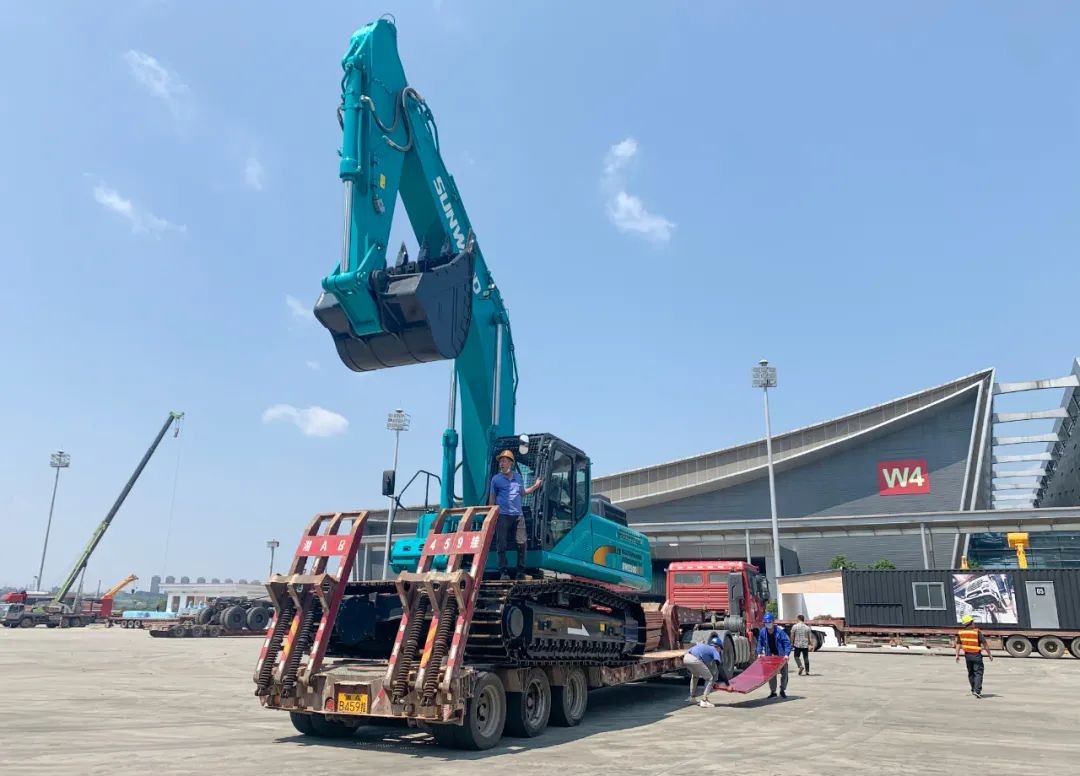 进场布展！2021年长沙国际工程机械展倒计时，，，恒峰g22智能展区亮点提前剧透