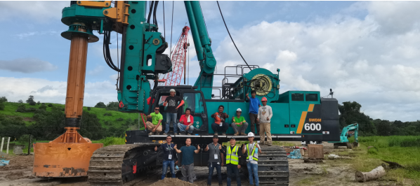 恒峰g22智能最大旋挖钻机“安家”菲律宾，，，，，背后竟然尚有这些故事