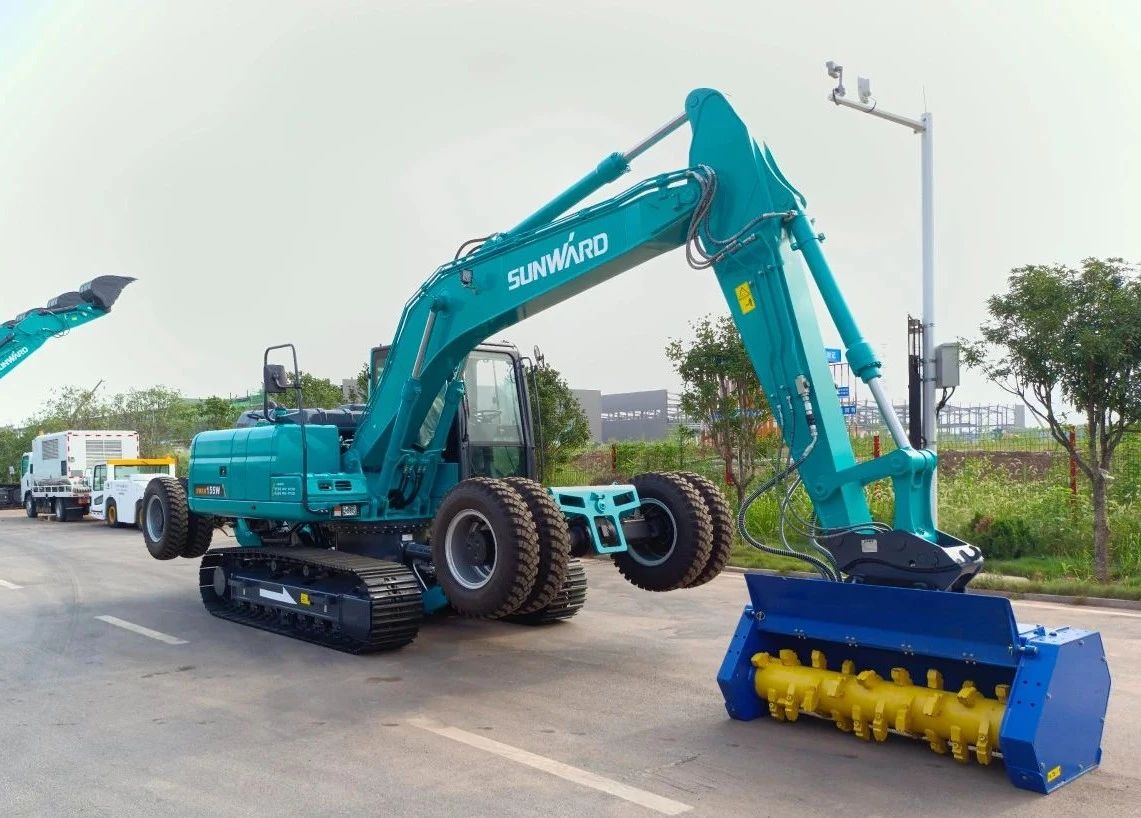 海内首台！恒峰g22智能15吨级轮履两用开带机乐成下线