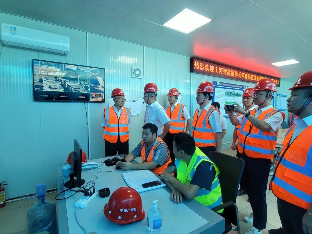 何清华调研中铁恒峰g22东莞项目：施展“装备+工法+施工”优势，，，，，，一直做大做强