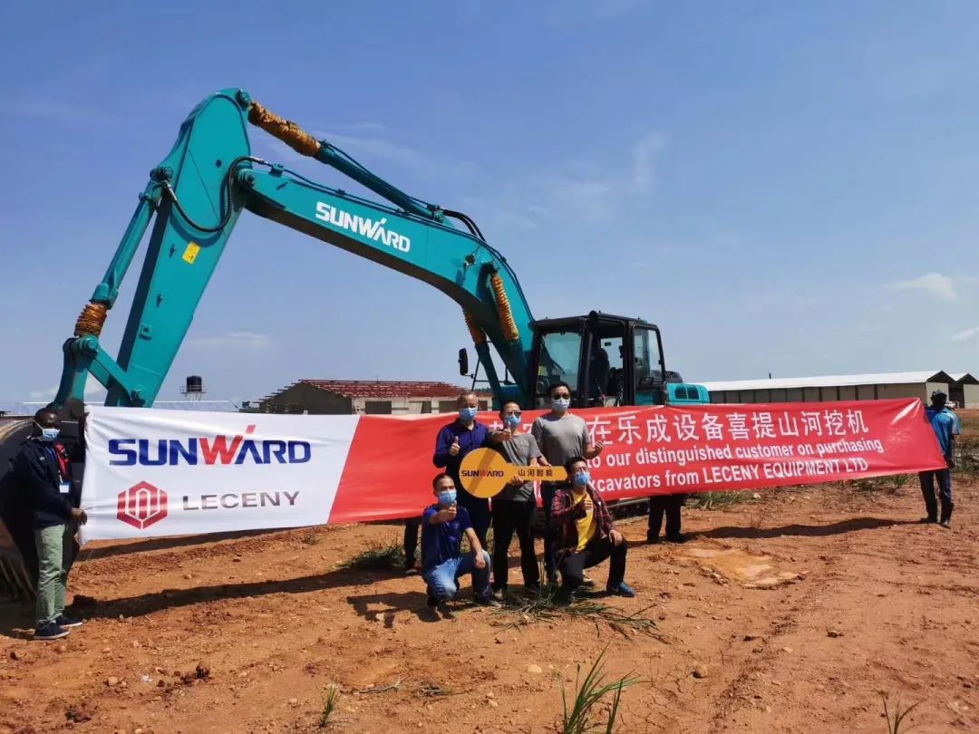 亮相中非经贸展览会！恒峰g22智能尽展工程机械国产品牌魅力