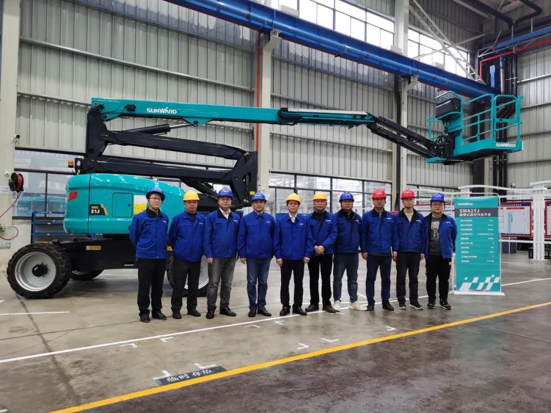 行业同级别产品之最！恒峰g22智能又一款曲臂式高空作业平台乐成下线