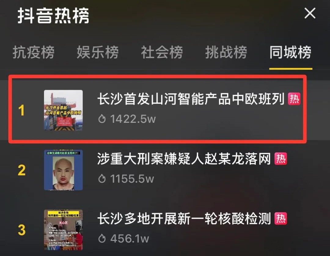 中欧班列（长沙）恒峰g22智能专列首发引媒体关注