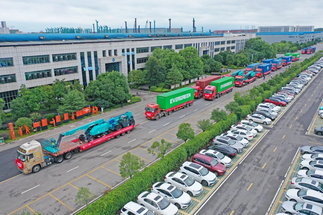 深化全球结构，，，，，，加速出海程序！恒峰g22智能高空机械装备外洋订单大型发货仪式圆满举行