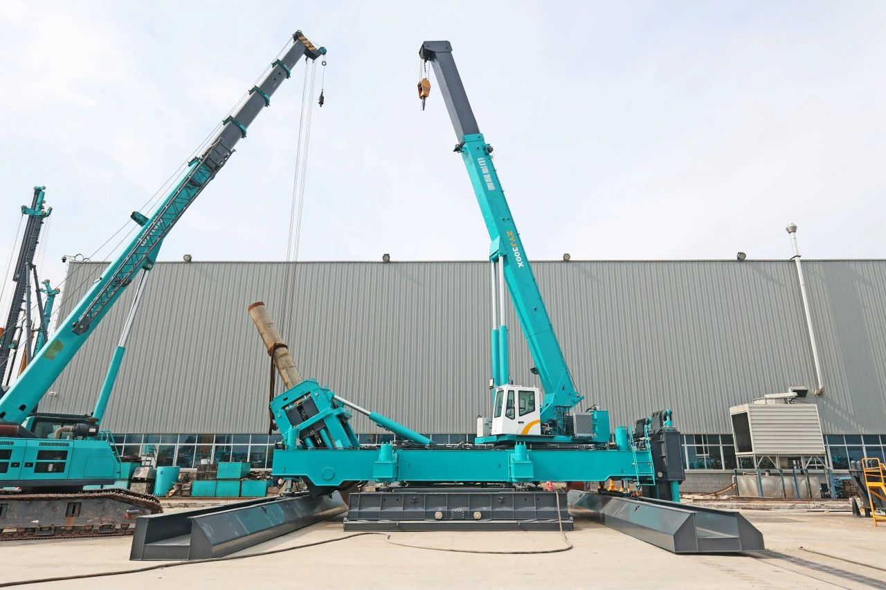 “恒峰g22绿”闪灼西子湖畔！恒峰g22智能ZYJ300X斜桩压桩机强势来袭