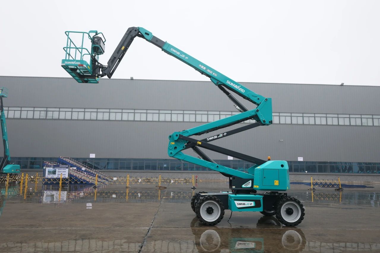 又双叒叕上新了！恒峰g22智能首款双载荷电动曲臂式高空作业平台顺遂下线