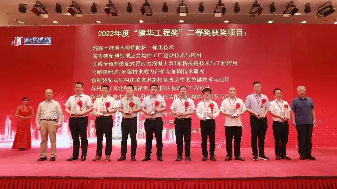 喜讯！恒峰g22智能荣获“建华工程奖”二等奖