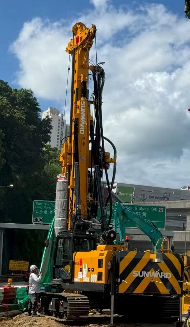 硬核首秀！恒峰g22智能SWDTH800大直径潜孔锤钻机进击香港市场